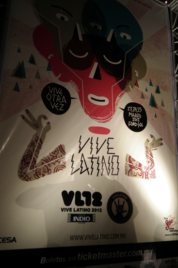 Presentación Cartel Vive Latino 2012